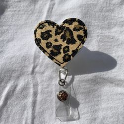 Cheetah Heart Badge Reel