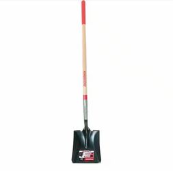 PowerEdge 48 in. Wood Handle Square Point Shovel
