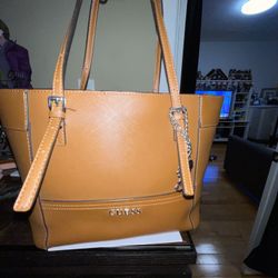Guess Brown Tote Bag