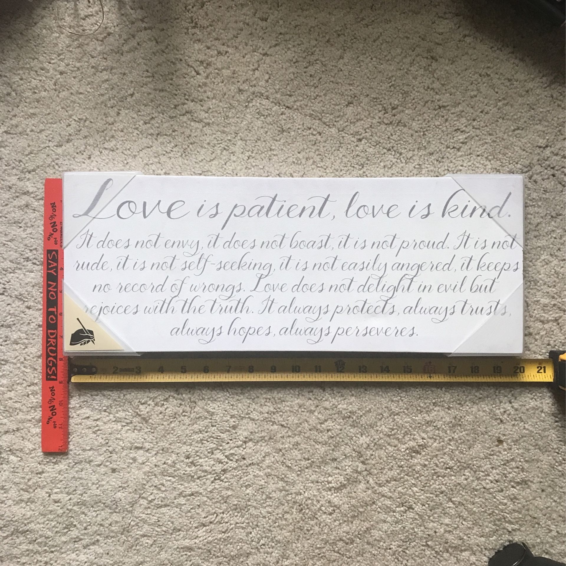 Love Is Patient Love Is Kind Wall Art Decor