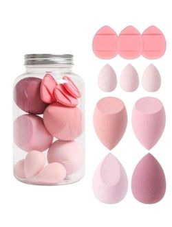 10 Pk Blending Sponges W/Jar