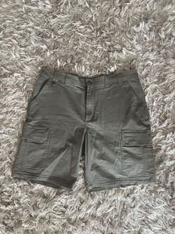 Duluth Trading Cargo Shorts – Men’s 42 Gray Flex