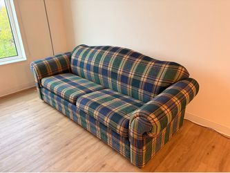 Full-Size Futon Couch (90") - Clean & Comfortable
