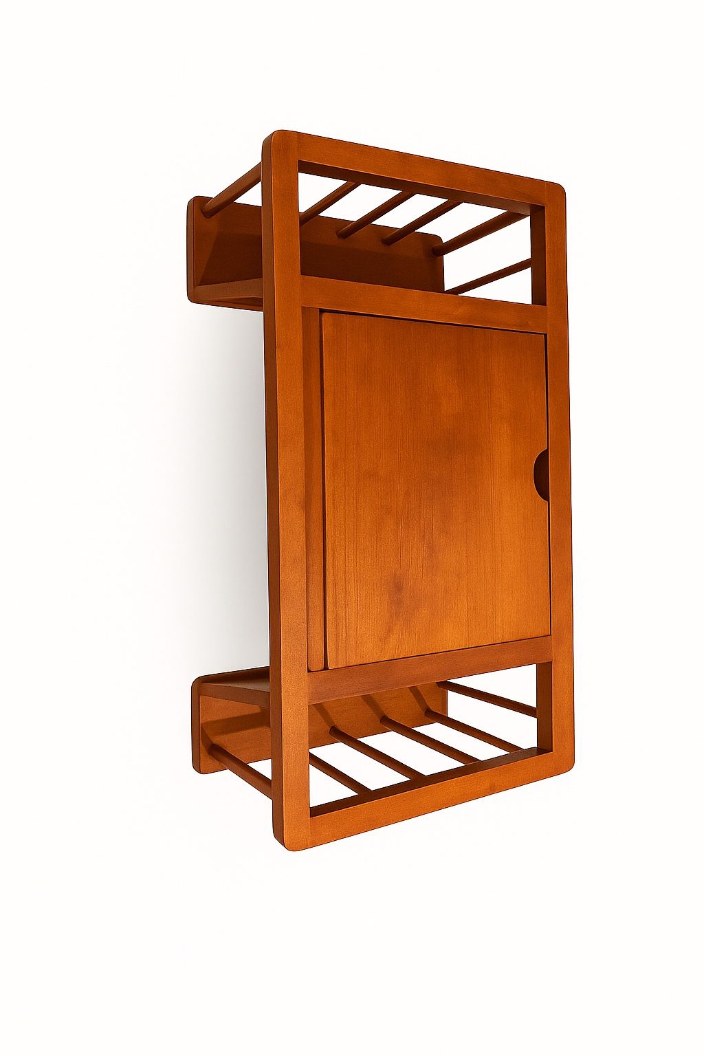 🧺 Vintage Wood Magazine Rack w/ Tabletop – $20 💸 Price: $20 📐 Size: Compact – great for small spaces (approx. 16–18” wide) 🪵 Material: Solid wood