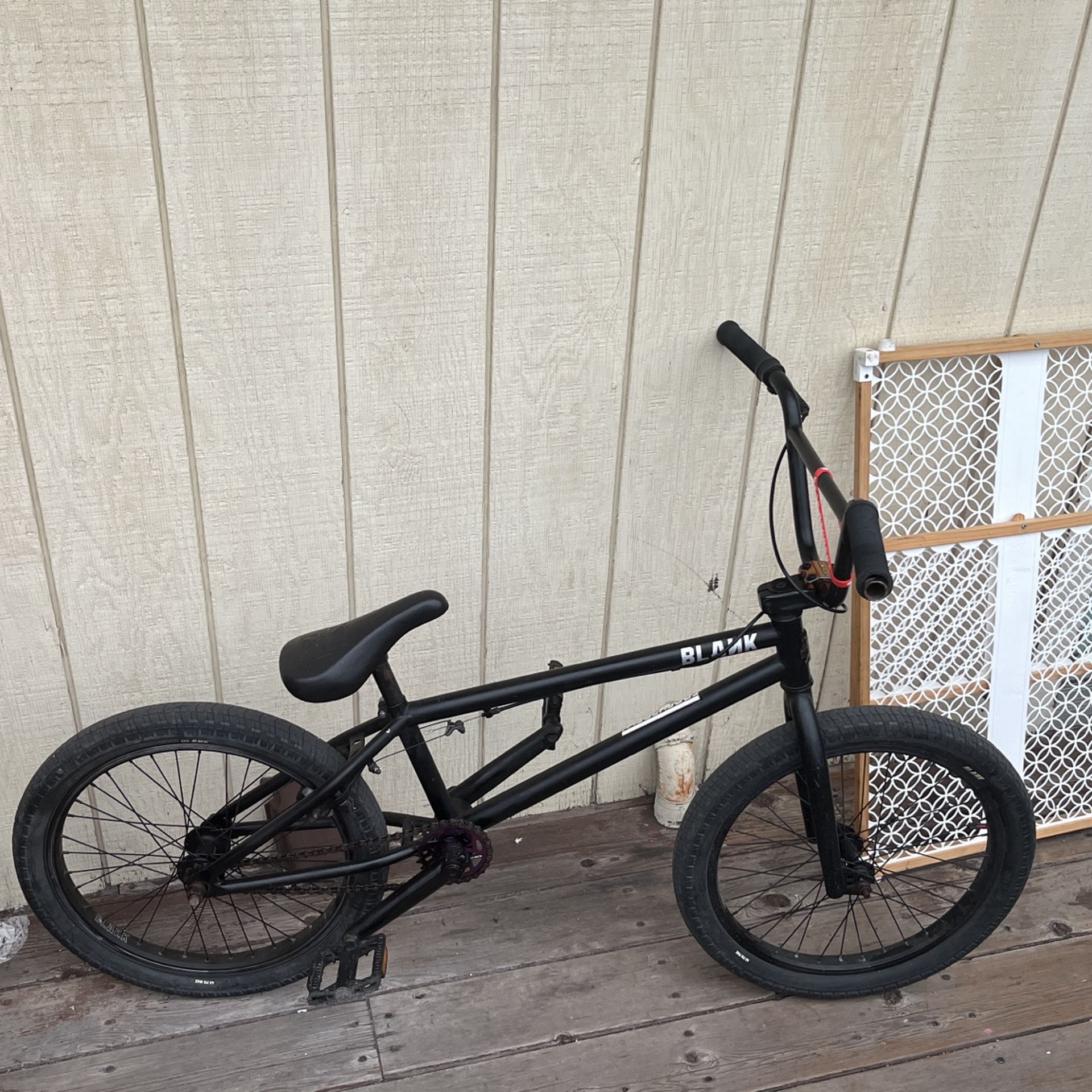 Blank clutsy bmx