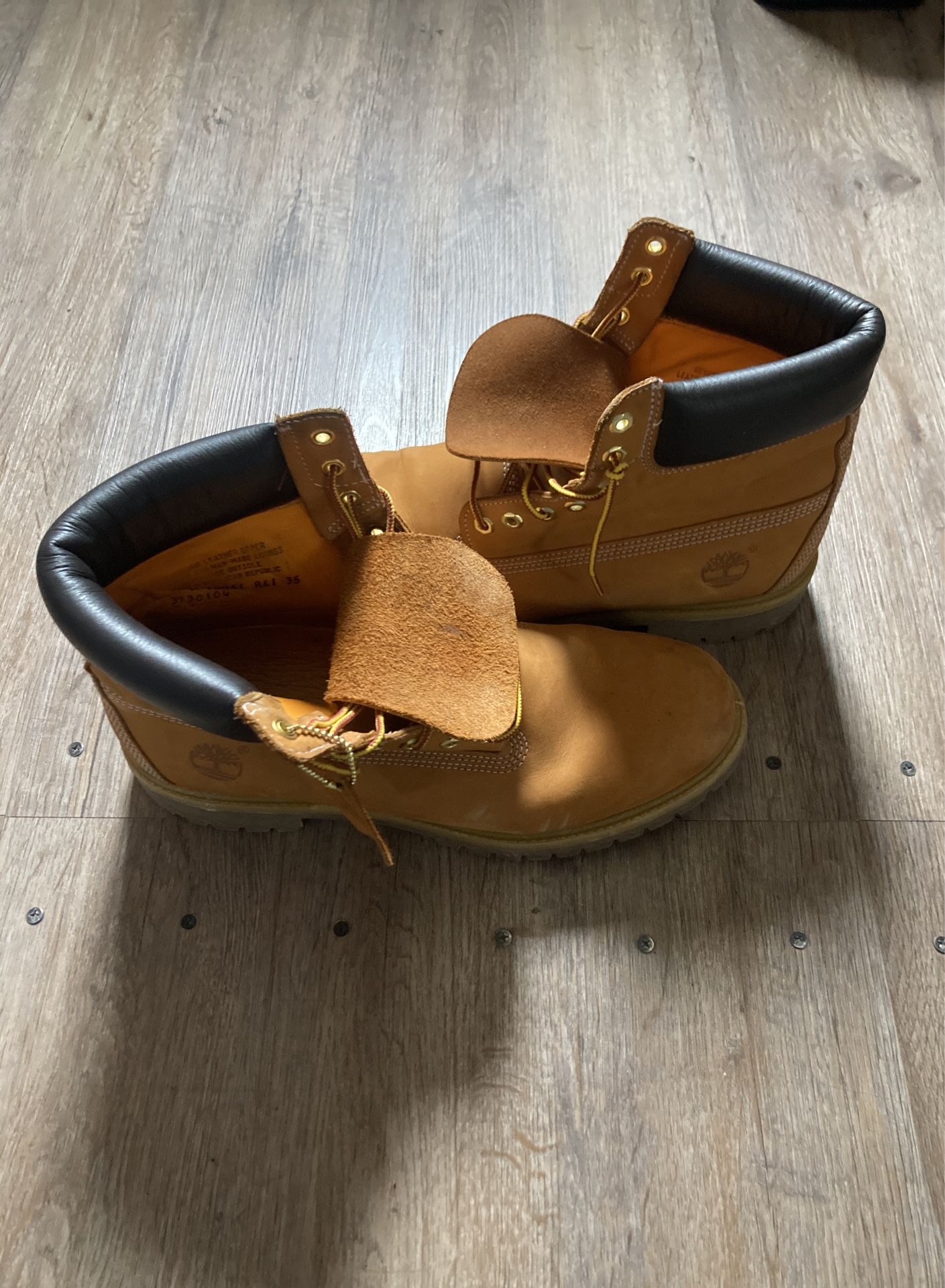 OG Timberland With Charm On Shoe