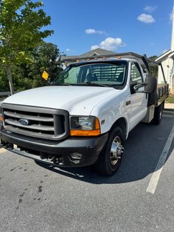 2000 F350 Dually V10 5-Speed Flatbed Gooseneck Work Truck
