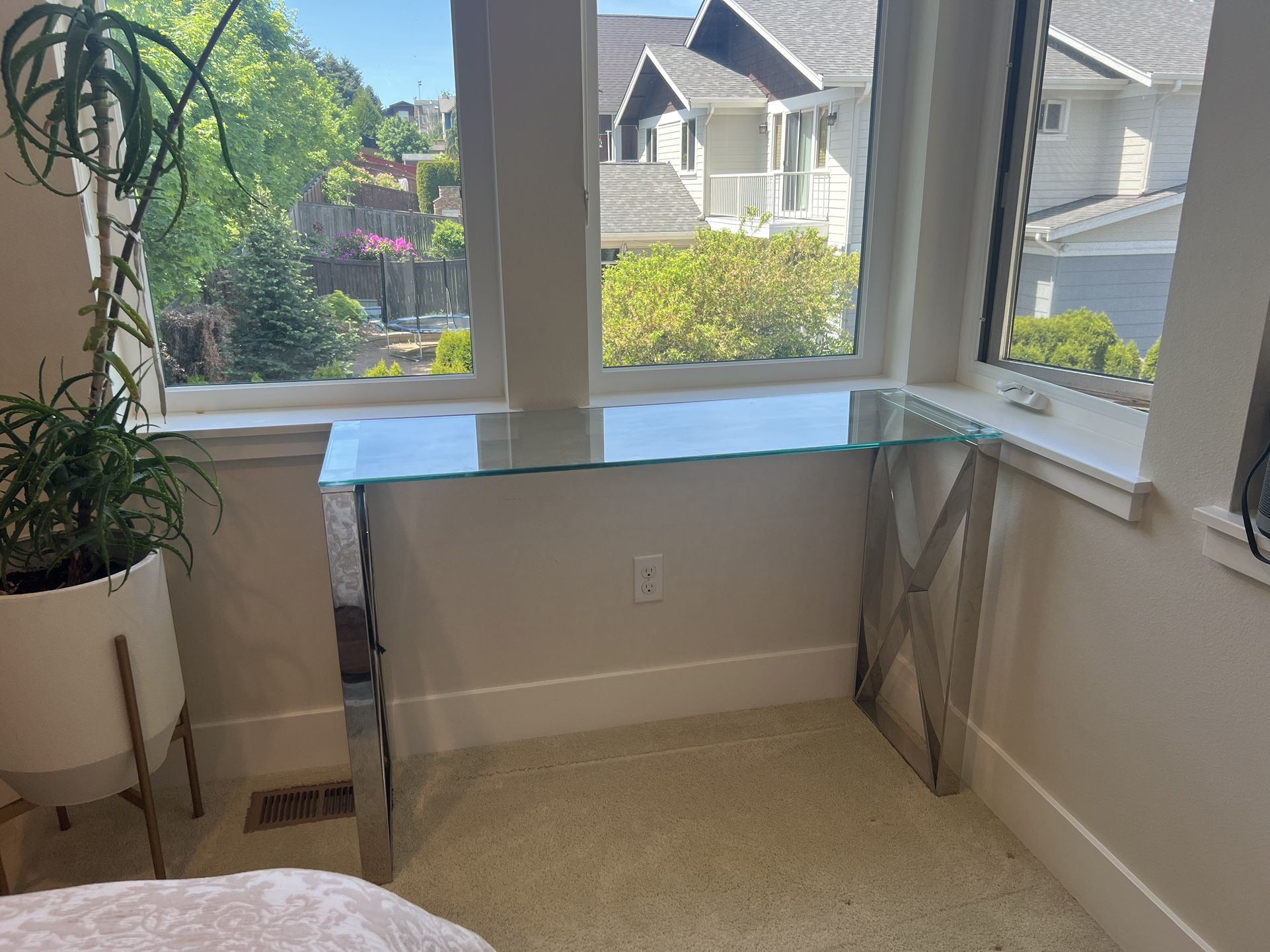 Glass Desk
