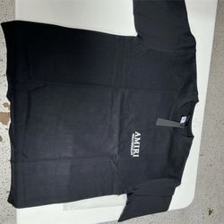 AMIRI Black Graphic Print Cotton Jersey Crew Neck T-Shirt Men's Hollywood CA