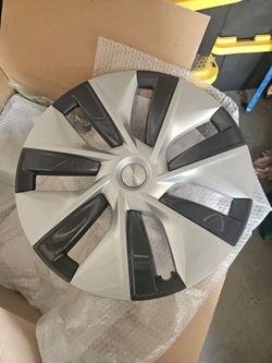 NEW Tesla Model Y OEM 2020 - 2024 19" Hubcap Wheel Cover - 1044235-00-C (SET of 4)