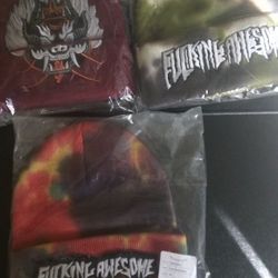 Supreme And Fa World Entertainment Beanies New