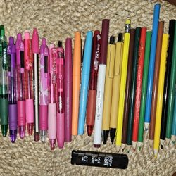 42 Pens Colored Pencils 