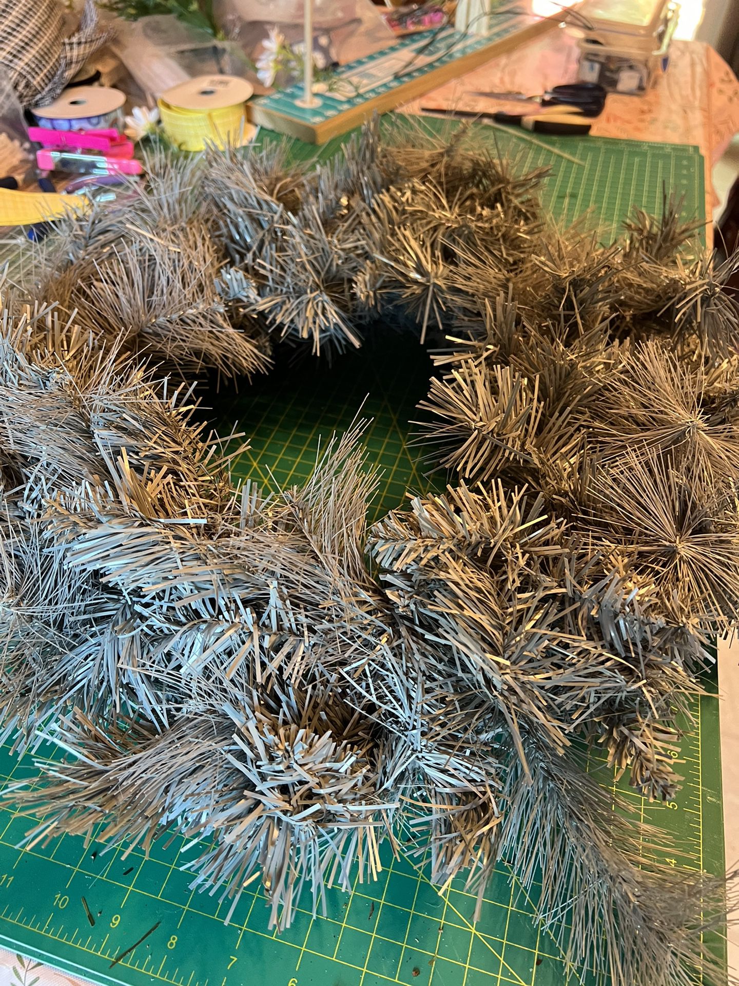 Colored Pine Wreaths 