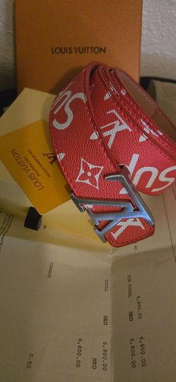 Belt 25$ size 32 to 42  --sup--red