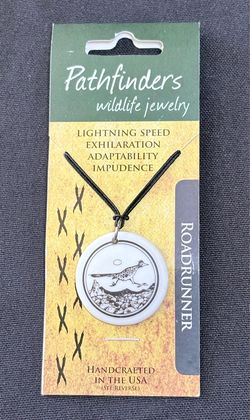 Roadrunner Pendant Necklace New Pathfinders Wildlife Jewelry USA