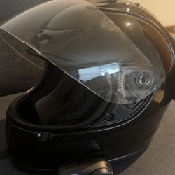 Motorcycle helmet w/ headset