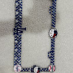 Custom Bedazzled License Plate Frame 