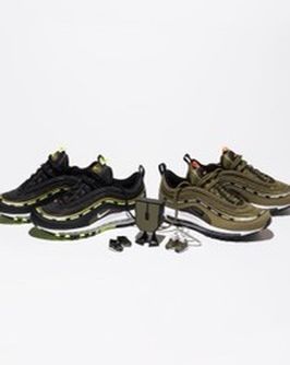 Undefeated Nike Air Max 97 Set New Dead stock Size 11 Kokies Included