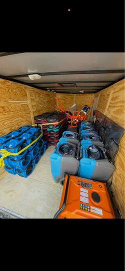 Dehumidifiers, Air Scrubbers, Blowers, HEPA Vacs