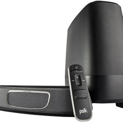 Polk Audio MagniFi Mini Home Theater Compact Sound Bar with a Wireless Subwoofer. 