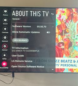 LG 65 inch OLED
