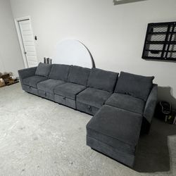 6 seat, Modular Sofa with storage