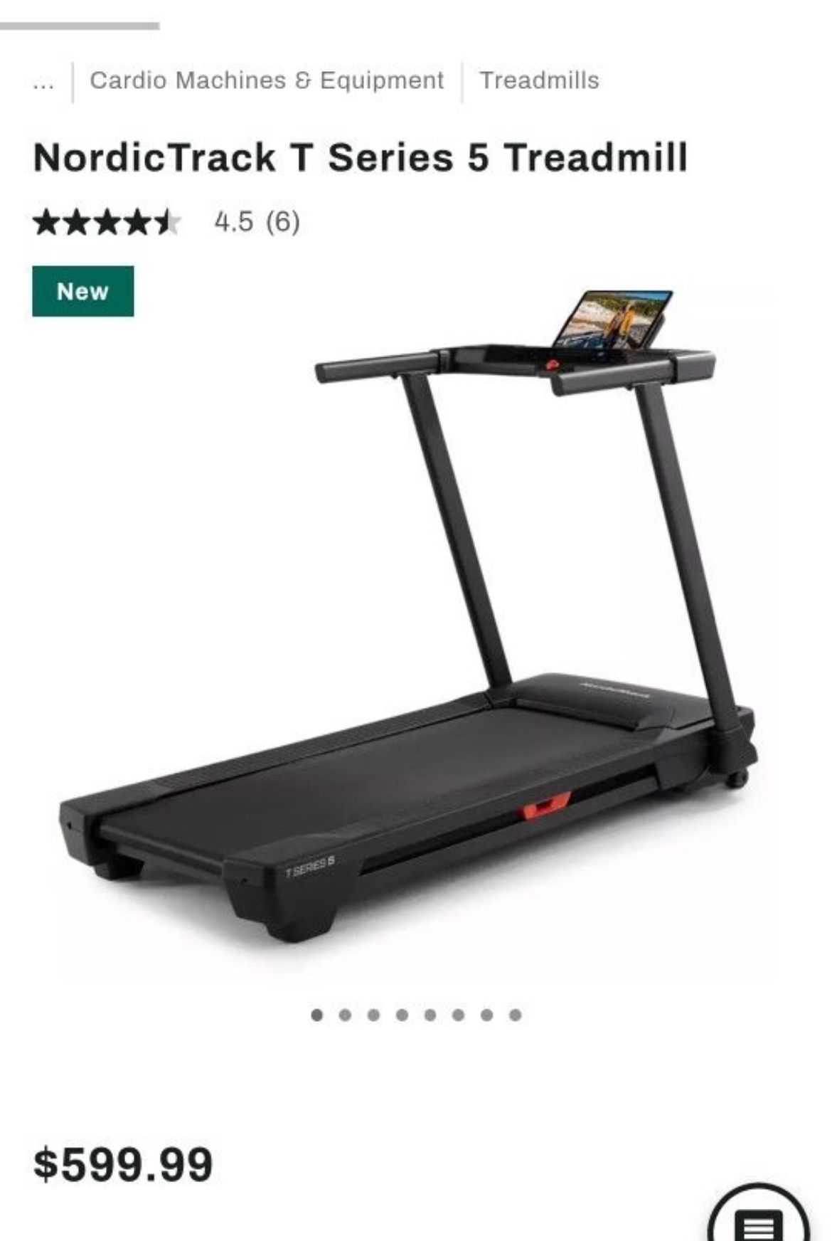 NordicTrack T Series 5 Treadmill