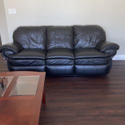 Premium Leather Couch Set
