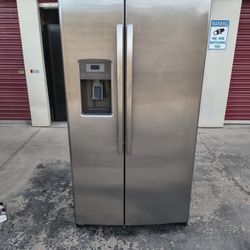 Ge Refrigerator Stainless Steel Side By Side 
