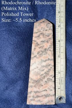 Rhodochrosite / Rhodonite Tower