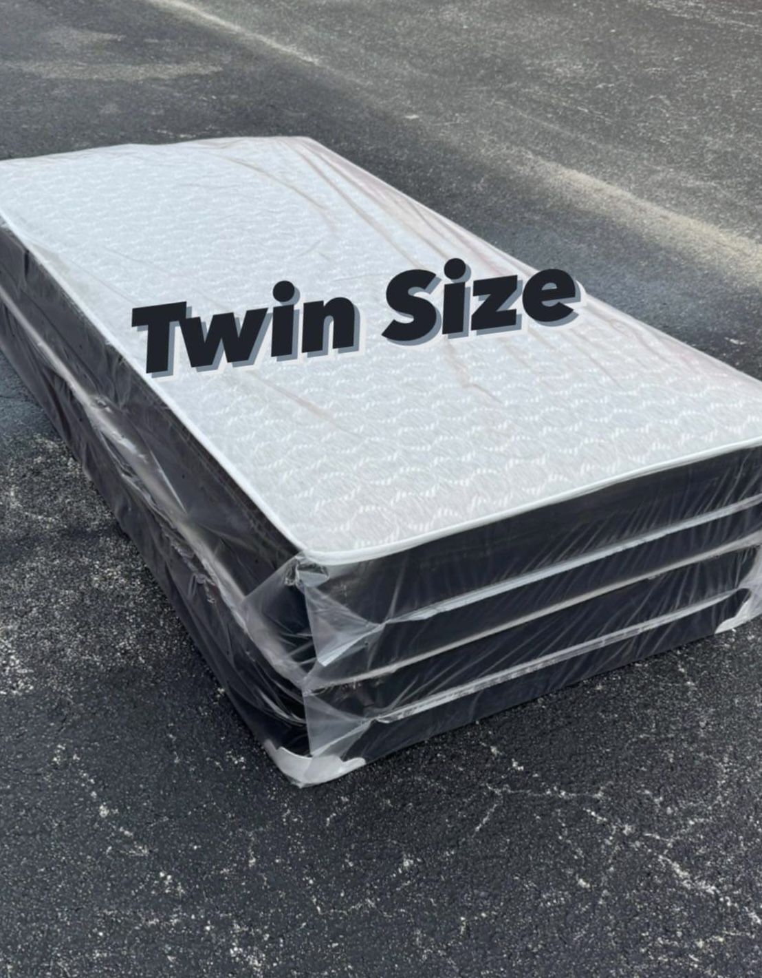 New Twin Size Mattress And Box Spring Set // We Offer for Sale in