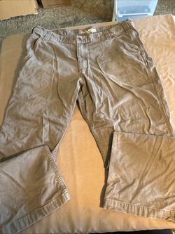 Carhartt Men’s Dark Gray Relaxed Fit Work Pants Nice Condition Size 38x30