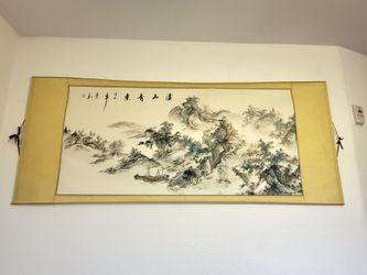 Traditional Chinese Hanging Scroll Art Set