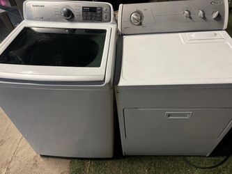 Washer and electric dryer