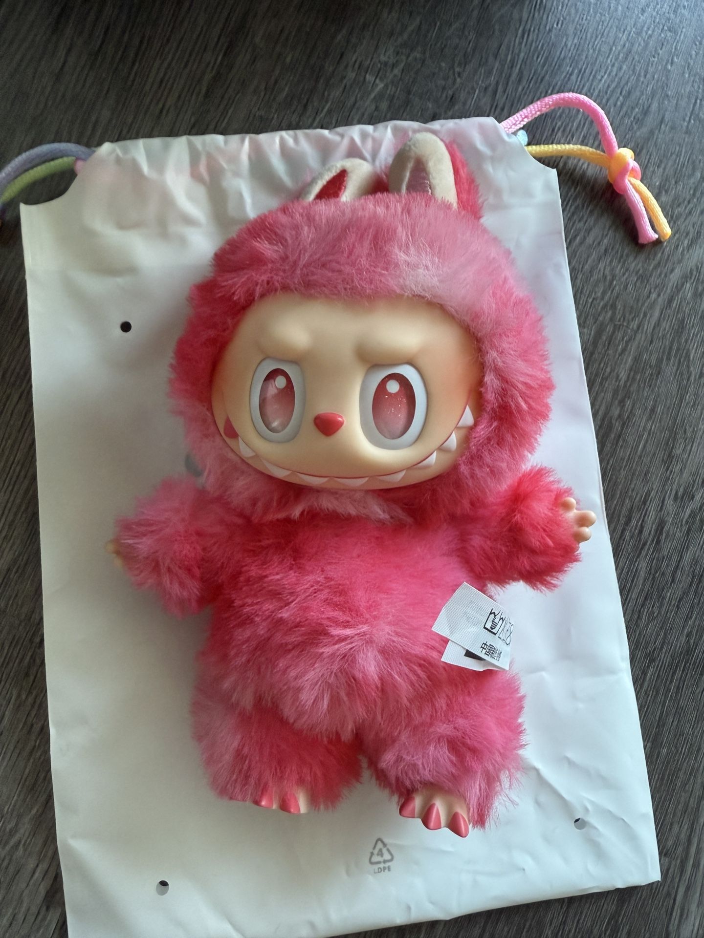 Labubu Big Into Energy Pop Mart Love Red