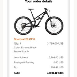 Canyon mountain bike