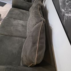 Big brown sofa