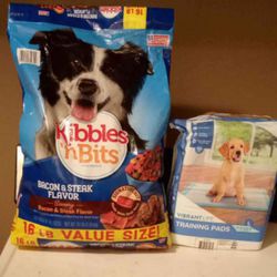 Dog Food And Puppy Pad Bundle