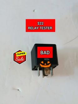 Relay tester batteries chargers probe tools scanner inflater jumper TOWBAR