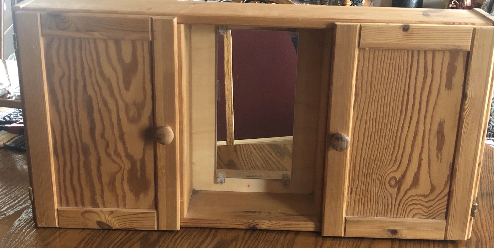 Solid Oak Wood Cabinet