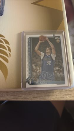 Cooper Flagg rookie card topps base card