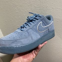 nike air force 1 '07 lv8 suede men's  Size 13 noise aqua/noise aqua, Very Rare “Authentic
