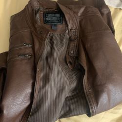 Jacket Xl Light Leather Brown 