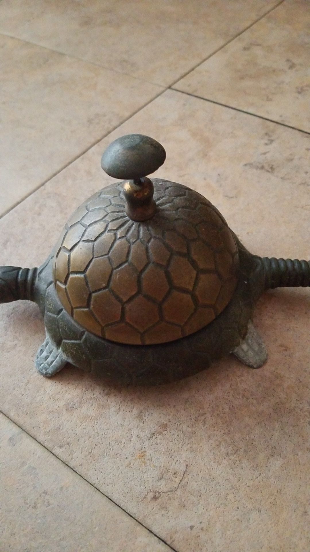 Brass Turtle Bell