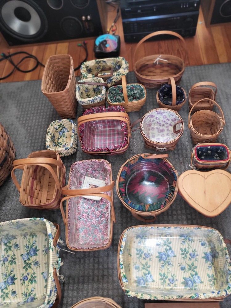 22 LONGABERGER BASKETS