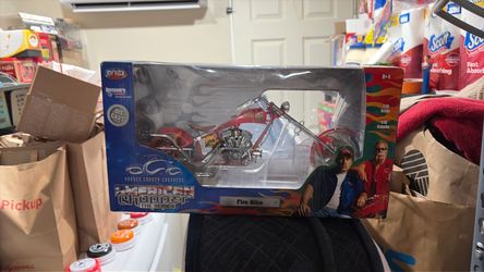 collectible American choppers fire bike 1/10 scale collectible