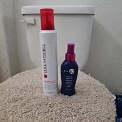 Paul Mitchell Flexible Style Sculpting Foam  and Its A 10 Miracle Leave-In Product