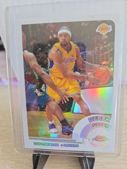 Lakers  Derek  Fisher  Parallel  Refractor  Card