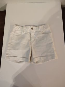 Gap denim shorts, white, girls, size 12