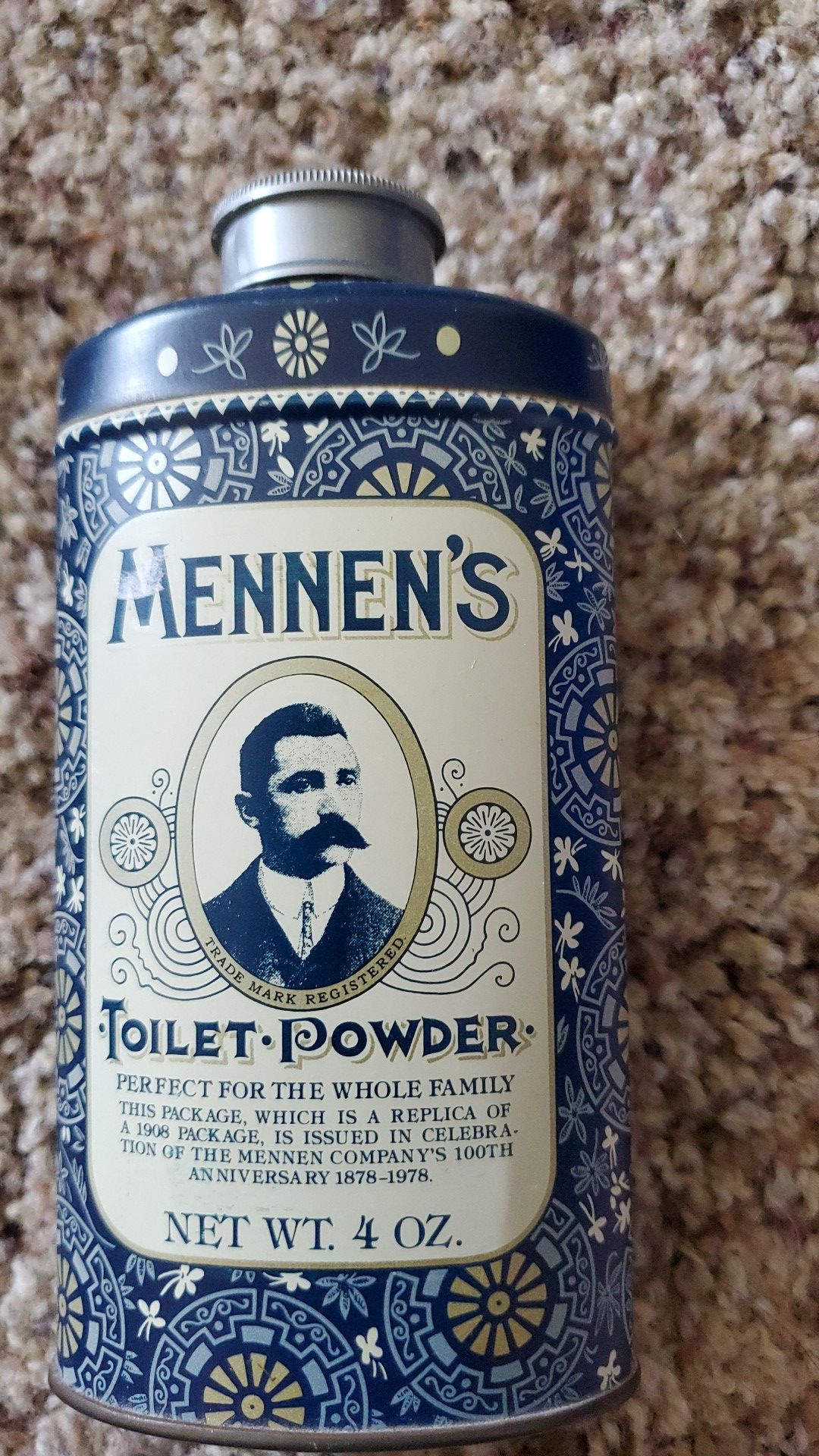 Vintage Mennen's toilet power